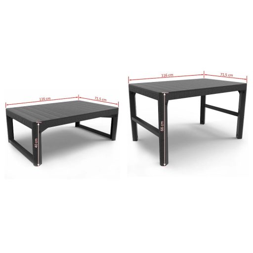 Julyon 4+1 kerti bútor garnitúra szett