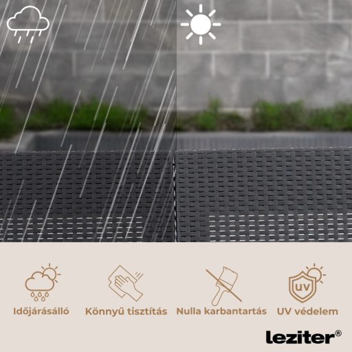 Claire IV 8 személyes kerti bútor garnitúra vigo tárolós asztallal