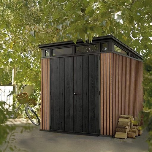 Signature PENT 7x7 műanyag kerti ház velencei barna