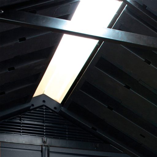 Newton Plus wide 9 x 7,5 műanyag kerti ház barna