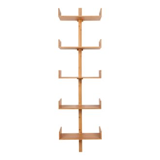 Villa polc bambusz, natúr, 50x180 cm