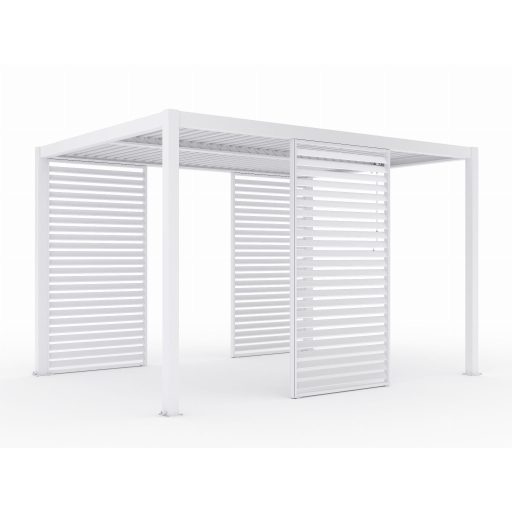 LUXE Lamellás oldalpanel (R) 123x218cm 4 m-ig fehér