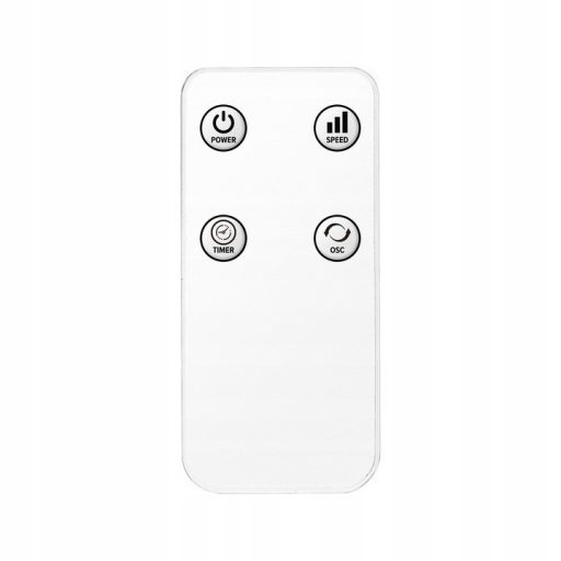 Mistral oszlopventilátor 20 W, fekete