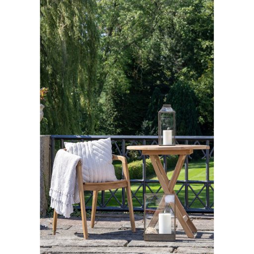 Mysore dekorációs lámpás, fém/üveg, antik réz színű