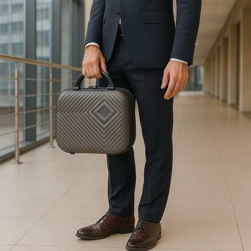 TraveLux Pro kézi bőrönd keményfedeles 28x36x16 cm