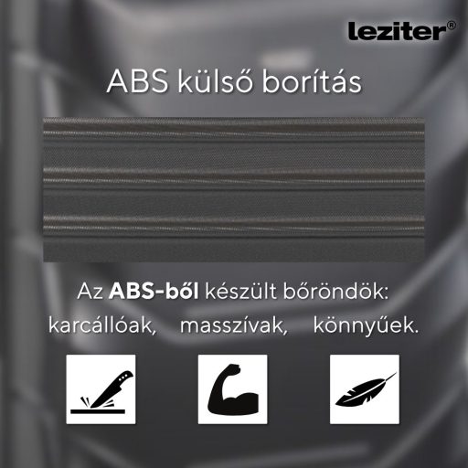 TraveLux Max kisméretű kézi bőrönd keményfedeles 28x36x16 cm