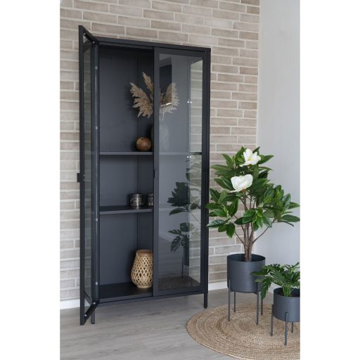 Pavia Virágcserepek, acél, szürke, 2 db