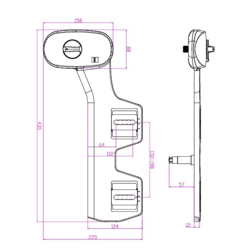 Wc-re szerelhető bidé
