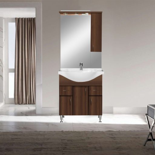 Bianca Plus 75 felsőszekrény, aida dió színben, jobbos nyitásirány