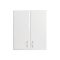 Bianca 60-as Faliszekrény 2 ajtóval, magasfényű fehér színben