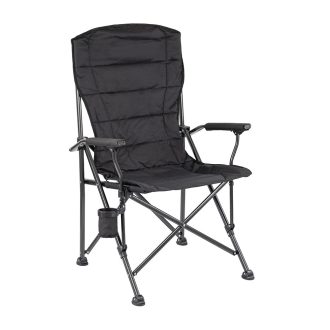 Leziter XL karfás horgász szék pohártartóval fekete