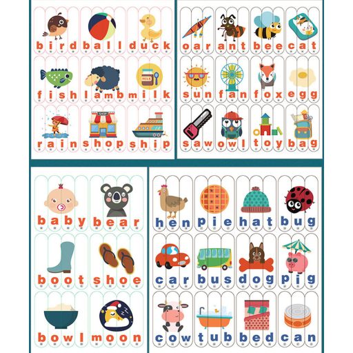 Angol tanuló puzzle oktató fajáték