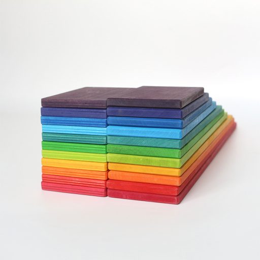 Montessori szivárvány építő fajáték