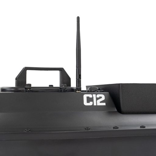 Etetőhajó C12 GPS hátrakidobós fekete