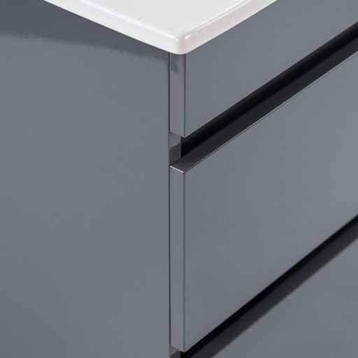 Cube 80 alsó szekrény mosdóval