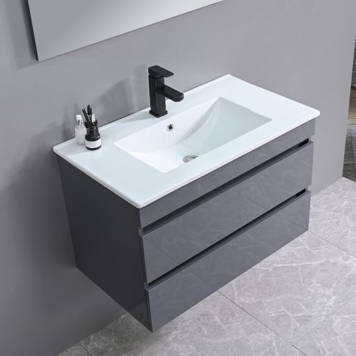 Cube 80 alsó szekrény mosdóval