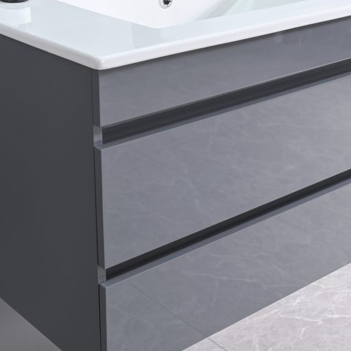 Cube 80 alsó szekrény mosdóval