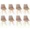 Silla étkezőszék 8 db bézs színben