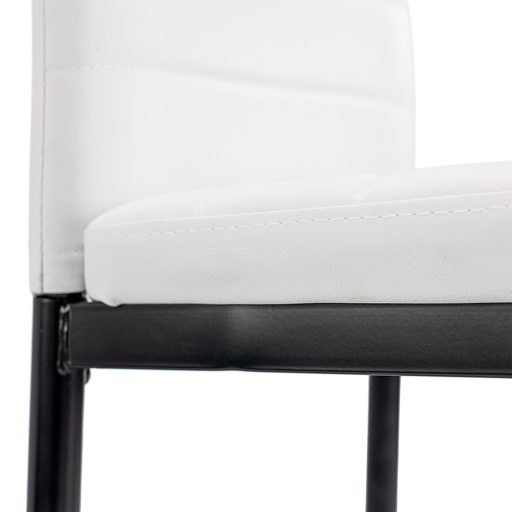 Tino NOVA Étkezőszék fehér-fekete színben