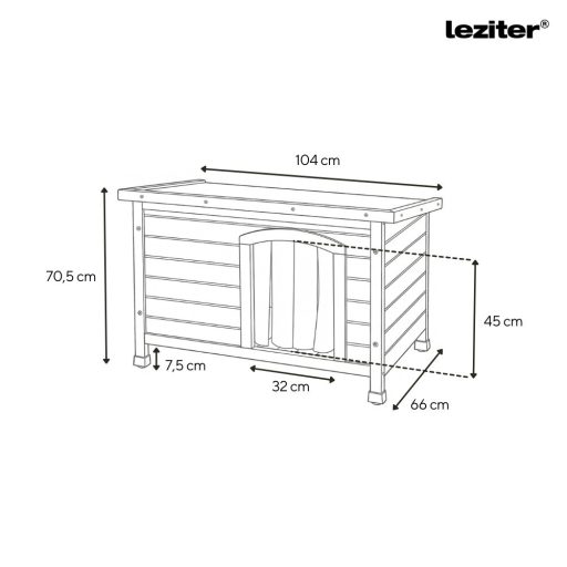 Smiley Basic kutyaház "L"