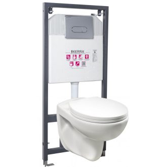 Doris Pacific CH falba építhető WC tartály szett