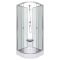Evora White 90 hátfalas zuhanykabin zuhanytálcával