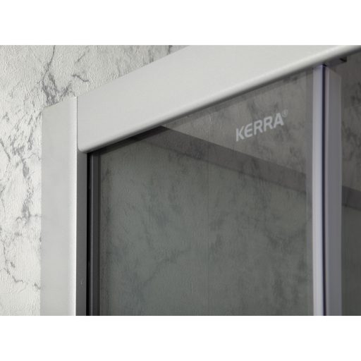 Evora White 90 hátfalas zuhanykabin zuhanytálcával