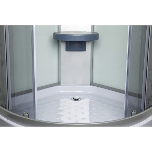 Evora White 90 hátfalas zuhanykabin zuhanytálcával