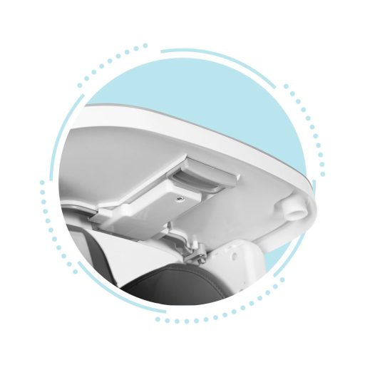 Összecsukható gyerek etetőszék 3 in 1 szürke