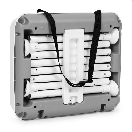 Összecsukható gyerek etetőszék 3 in 1 szürke