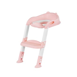 Lépcsős WC szűkítő rózsaszín