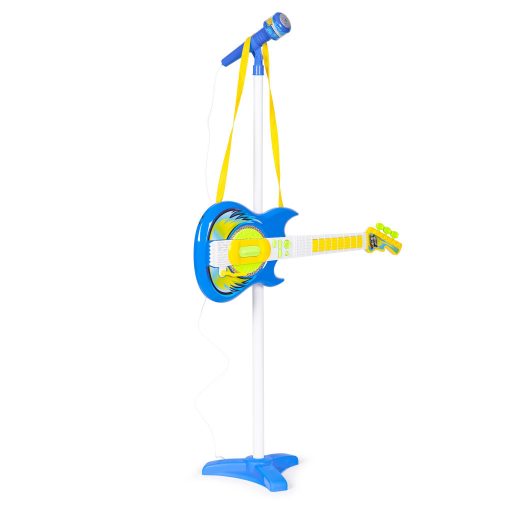 Elektromos gitár mikrofon állvány gyerekeknek mp3 kék