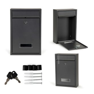 Postaláda horganyzott acélból antracit