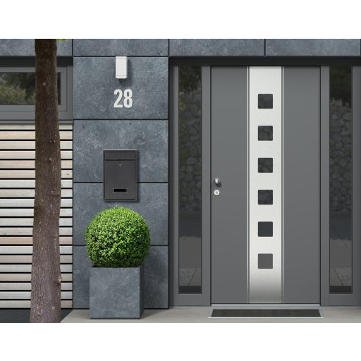 Postaláda horganyzott acélból antracit