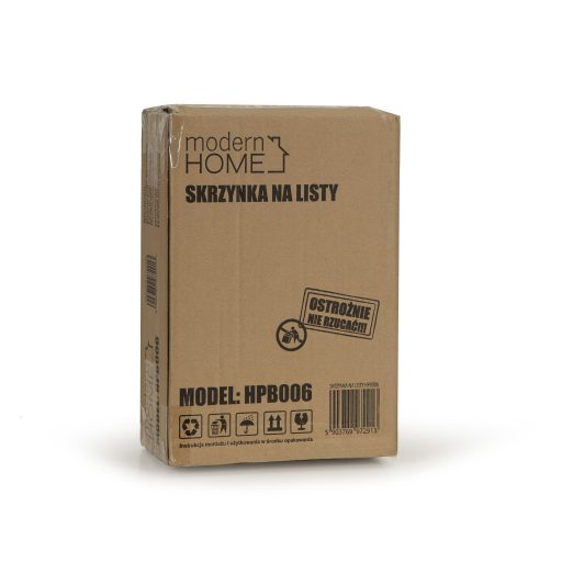 Postaláda horganyzott acélból antracit