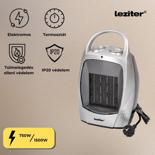 Loa elektromos kerámiabetétes hősugárzó 750W/1500W