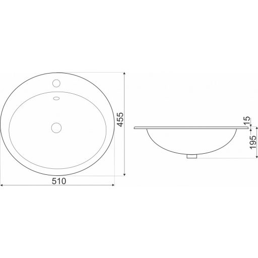 KR-132 BLM kerámia design mosdó