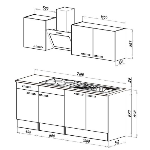 Yorki 210 konyhabútor