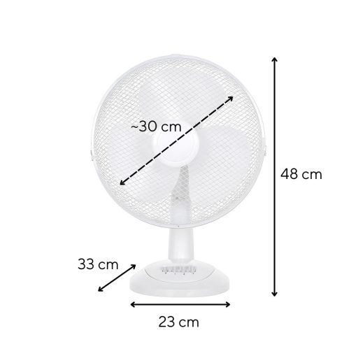 Breeze asztali ventilátor 40 W 34 cm