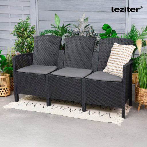 Lima 3 üléses kerti kanapé