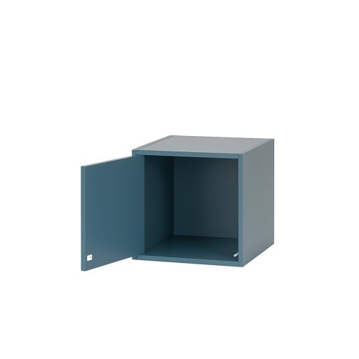 Boxie 1 ajtós fali szekrény 40x40x37 cm petrol kék