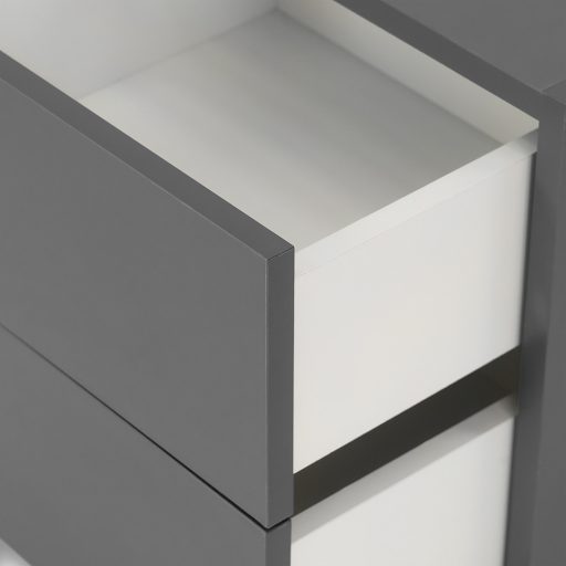 Boxie 2 fiókos fali szekrény 40x40x37 cm antracit