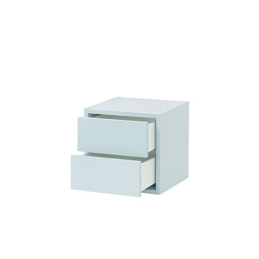 Boxie 2 fiókos fali szekrény 40x40x37 cm kék