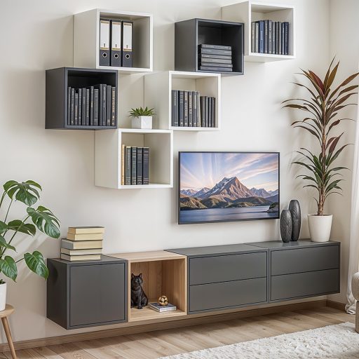 Boxie 2 fiókos fali szekrény 40x40x37 cm zöld