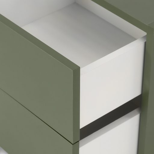 Boxie 2 fiókos fali szekrény 40x40x37 cm zöld