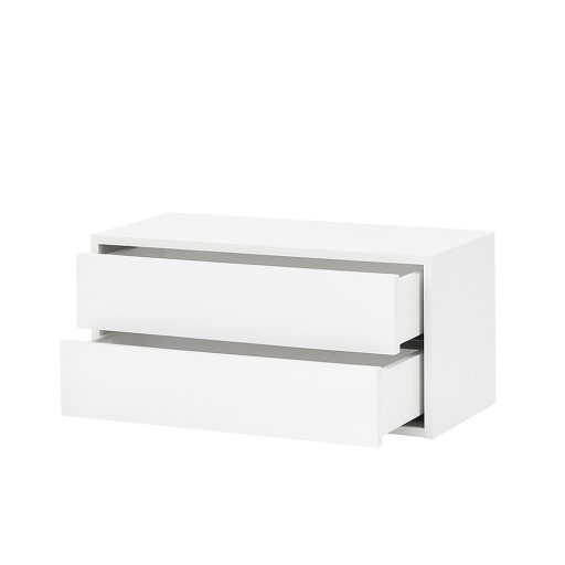 Boxie 2 fiókos fali szekrény 40x80x37 cm fehér