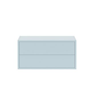 Boxie 2 fiókos fali szekrény 40x80x37 cm kék