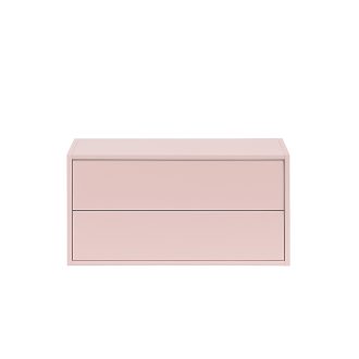 Boxie 2 fiókos fali szekrény 40x80x37 cm pink