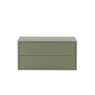 Boxie 2 fiókos fali szekrény 40x80x37 cm zöld