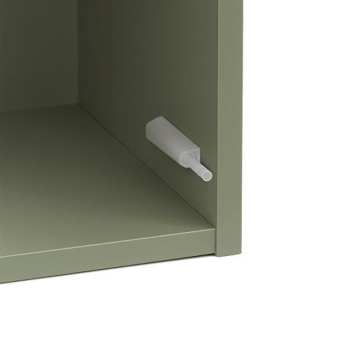 Boxie 1 ajtós fali szekrény 80x40x37 cm zöld